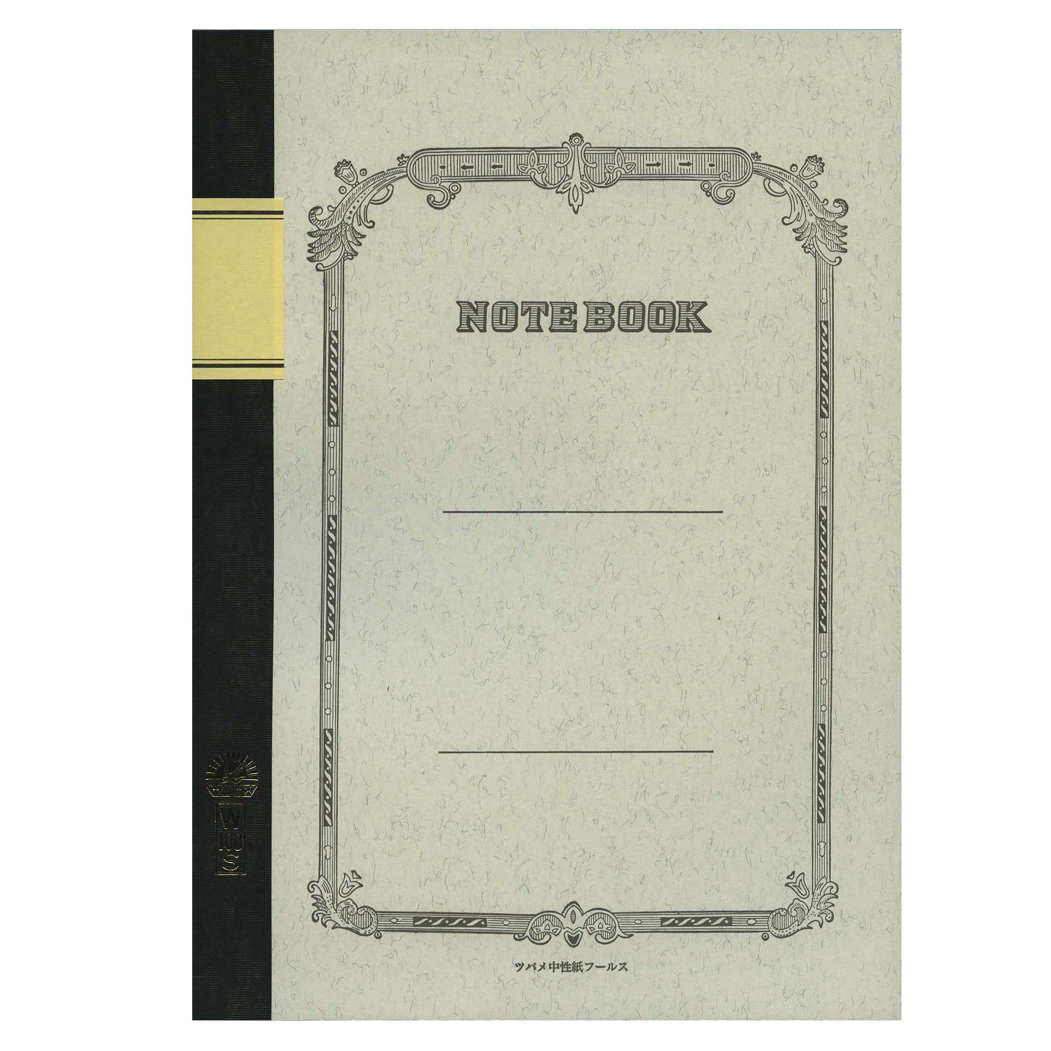 黒のA5ノート 100ページ Amazon.co.jp: ツバメノート ノート B5 横罫 8mm×28行 100枚